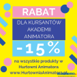 15 % RABATU dla Kursantów Akademii Animatora – HurtowniaAnimatora.pl