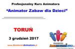 Akademia Animatora - Kurs Animatora Toruń