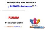 Kurs Animatora - BIZNES Animator™ Rumia 11.03.2018