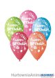 Balony z nadrukiem Happy Birthday - HurtowniaAnimatora.pl