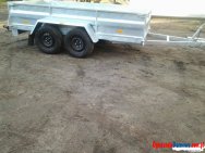 Przyczepka-Przyczepa 2-osiowaDMC1400kg hamulec najazdowy-dok